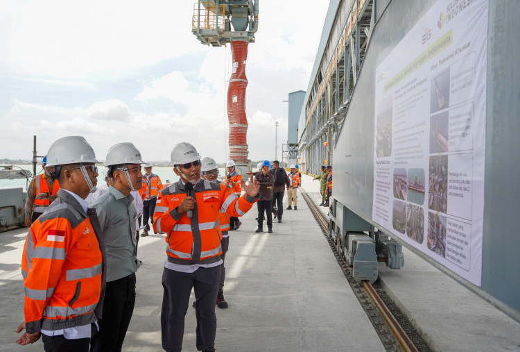 Gibran Tinjau Proyek Dermaga Semen di Tuban, Nilai Investasi Rp1,4 triliun 