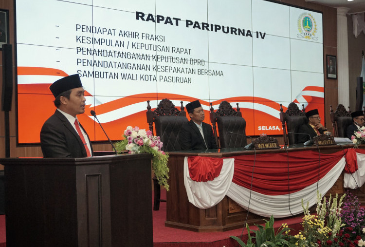 DPRD Kota Pasuruan Setujui Pengesahan Raperda Pertanggungjawaban APBD Tahun 2024