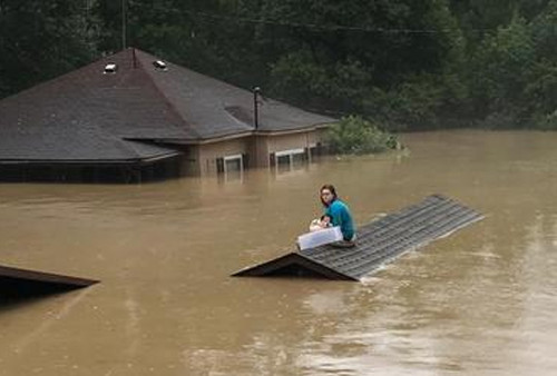 Korban Tewas Banjir Besar Kentucky Bertambah Hingga 16 Orang, Curah Hujan Catatkan Rekor Baru