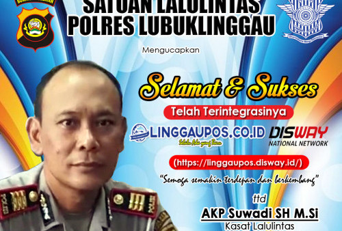 Satuan Lalulintas Polres Lubuklinggau Mengucapkan Selamat Atas Ter-integrasi-nya LINGGAUPOS.CO.ID dengan DNN.