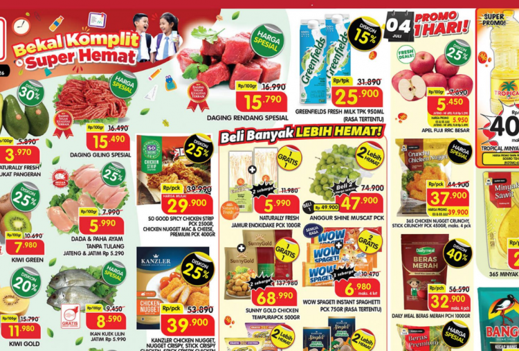 Promo JSM Superindo Terbaru 3-5 Juli 2026, Beli Dada dan Paha Ayam Fillet Rp5 Ribuan