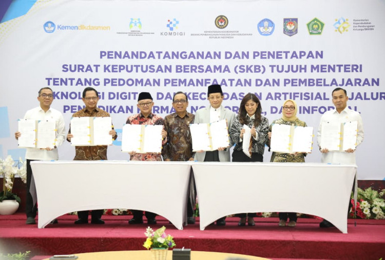 7 Menteri Teken Aturan AI di Dunia Pendidikan, Pemerintah Wanti-wanti Dampak FOMO hingga Bullying