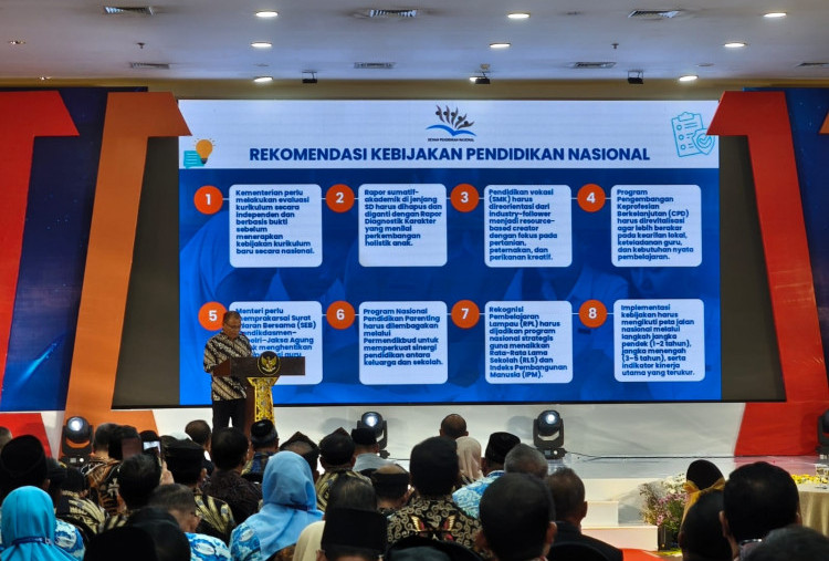 Rakernas Dewan Pendidikan: Hapus Rapor Nilai SD, Tambah Wajib Belajar, hingga Cegah Kriminalisasi Guru