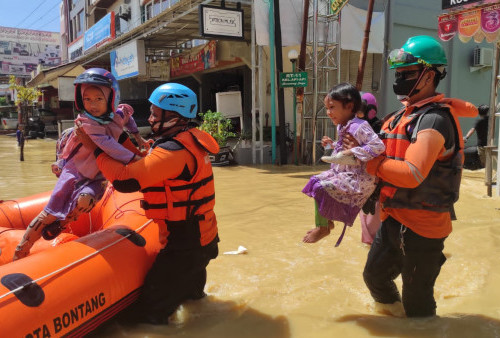 Giliran Bontang Diterjang Banjir, 8 Kelurahan Minta Bantuan