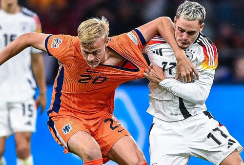 Belanda vs Jerman 2-2, Dua Raksasa Eropa Harus Puas Berbagi 1 Poin