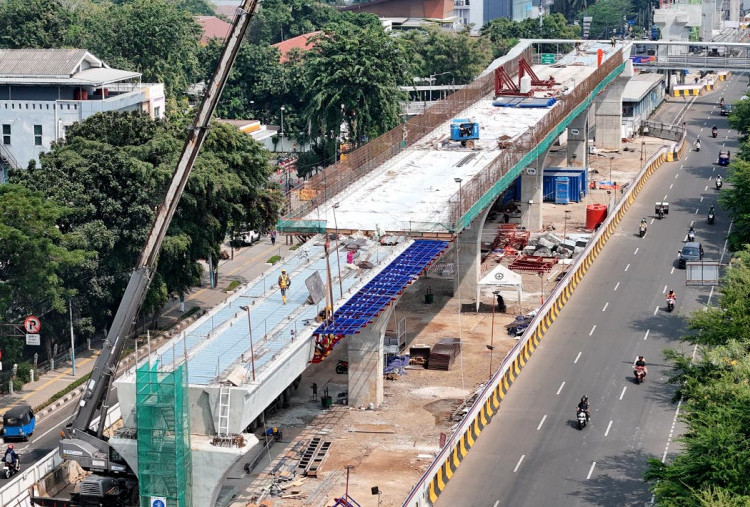 Pembangunan LRT Velodrome-Manggarai Capai 39,83 Persen, Pengerjaan Zona 2 Sudah Berjalan