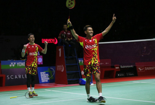 Ganda Putra Indonesia Menggila di Singapore Open 2022 