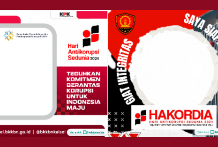 40 Link Twibbon Hakordia 2024 Gratis dan Ucapannya, Pasang di Medsos Ajak Masyarakat Berantas Korupsi!