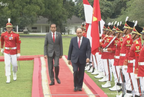 Jokowi Terima Kunjungan Presiden Vietnam di Istana Bogor
