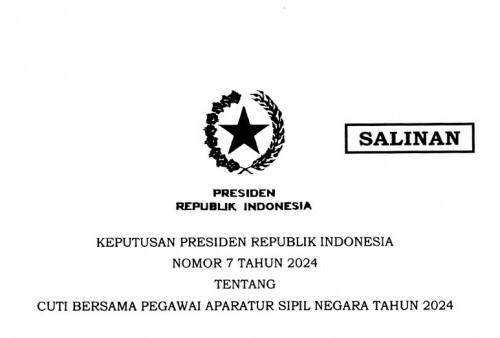 Sudah 'Diteken' Jokowi, Ini Daftar Cuti Bersama ASN di Tahun 2024