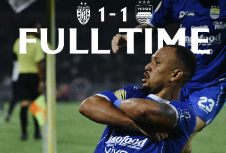 Bali United vs Persib Bandung 1-1: Gustavo Franca Selamatkan Wajah Maung Bandung! 