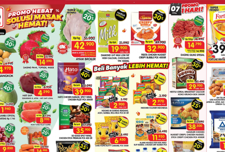 Katalog Promo Superindo Minggu Ini Terbaru 6-9 April 2026, Mama Lemon Rp11 Ribuan