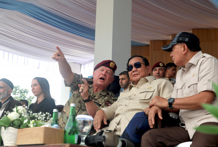 Prabowo dan Raja Abdullah II Saksikan Demontrasi Drone dari TNI & AB Yordania