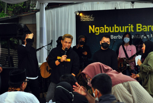 Armada Band Bersama Dompet Dhuafa Berbagi Dengan Warga Sekitar Setu Tujuh Muara, Gelar Konser Nunggu Bedug