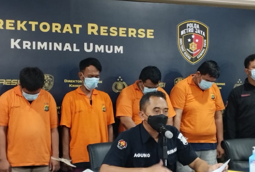 Empat Orang Pelaku Pencurian Modus Gembos Ban Berhasil Diringkus Polda Metro Jaya