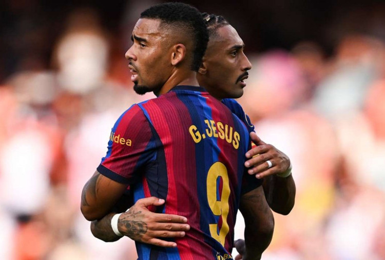 Gabriel Jesus Pede Bisa Geser Raphinha dari Starting XI Barcelona