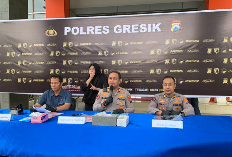 Residivis Narkoba Gresik Diringkus saat Meranjau Sabu