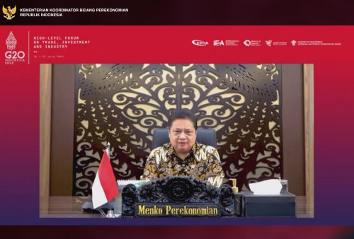 Airlangga Pamer Ekonomi Indonesia di G20 ,  Cadangan Devisa Oke Ekspor Kinclong 