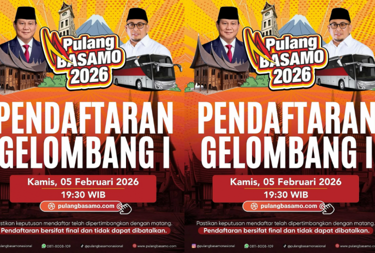 Link dan Cara Daftar Mudik Gratis Pulang Basamo 2026 Gelombang I, Dibuka Hari ini Pukul 19.30 WIB
