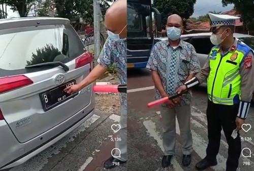 Viral! Plat Nomor Mobil Ditutup Lakban, Dirlantas Polda Metro Jaya: Tak Usah Takut ETLE