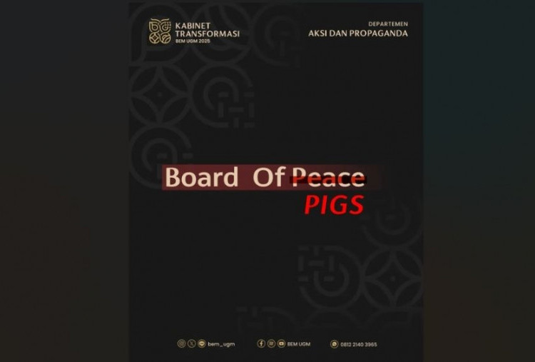 BEM UGM Sindir Board of Peace Jadi 'Board of Pigs', Singgung Konflik Gaza