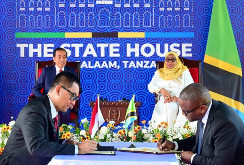 Disaksikan Presiden Jokowi, PLN Teken Kerjasama dengan TANESCO, Kembangkan Ekosistem Ketenagalistrikan di Tanzania