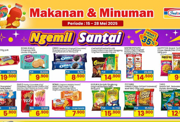 Promo Indomaret Terbaru Akhir Pekan 25 Mei 2025, Roma Biskuit Cinamon Milk Cuma Rp9.000
