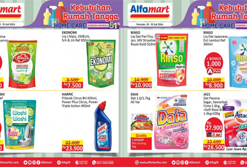 Katalog Promo Alfamart Hari Ini 4 Juli 2024, Borong Sabun Cuci Piring hanya Rp6 Ribuan