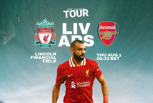 Link Live Streaming Liverpool vs Arsenal di Lincoln Financial Field, Tes Ombak Arne Slot Lawan Mikel Arteta