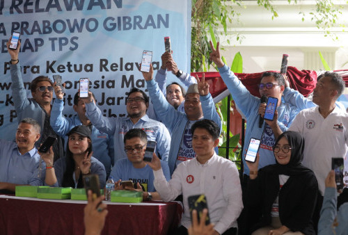 Luncurkan Aplikasi Suarapagi.id, Relawan Akan Kawal Suara Prabowo-Gibran di TPS