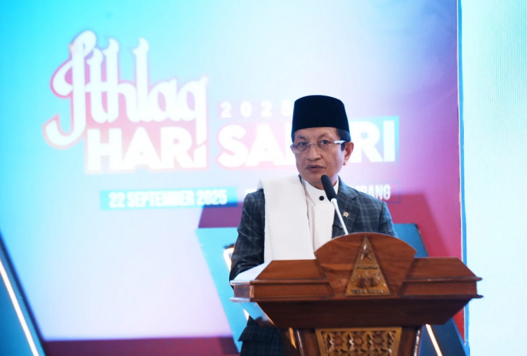 Buka Hari Santri 2025, Menag Ungkap Rencana Eselon I Khusus Urus Pesantren