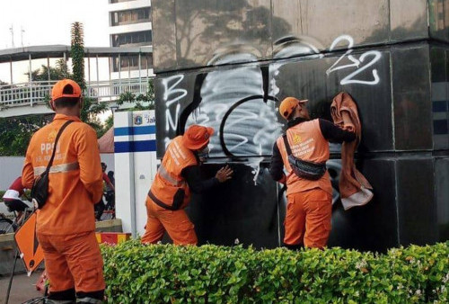 Tegas! Riza Patria Peringatkan Pelaku Vandalisme Patung Jenderal Sudirman: Jangan Ada Lagi