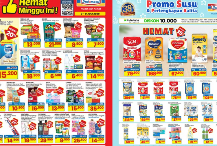 Promo JSM Indomaret Minggu Ini 3-5 Juli 2026, Awal Bulan Mama Lemon Pencuci Piring Rp8 Ribuan