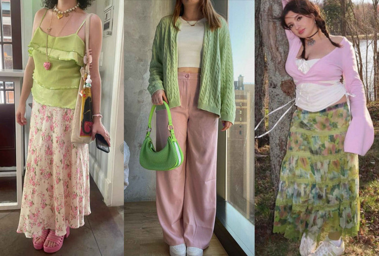 5 Ide Mix and Match Outfit Hijau dan Pink yang Stylish dan Playful