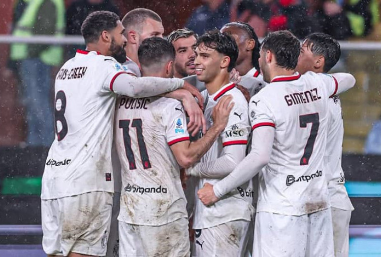 Genoa vs AC Milan 2-1, Rossoneri Cetak Dua Gol dalam Semenit