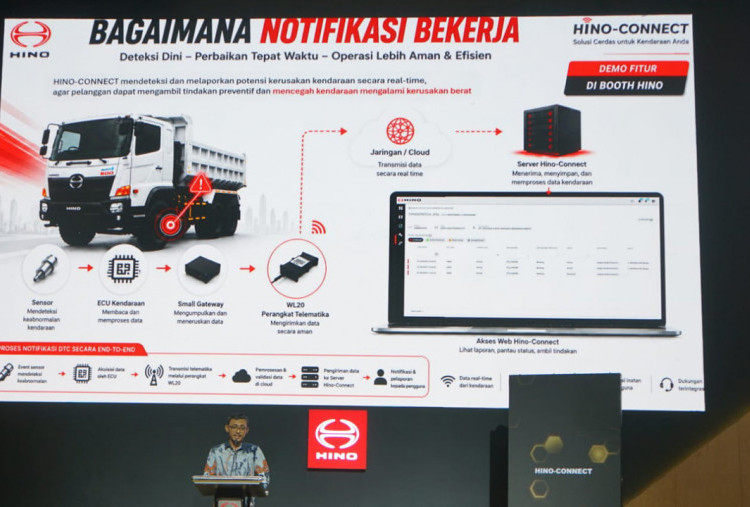 Fitur Baru Hino Connect Makin Mudah Diteksi Permasalahan Kendaraan Real Time