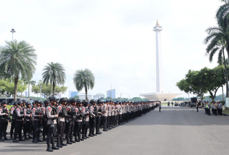 Ada Demo Buruh Hari Ini di Monas, 1.174 Personel Kepolisian Siap Pengamanan