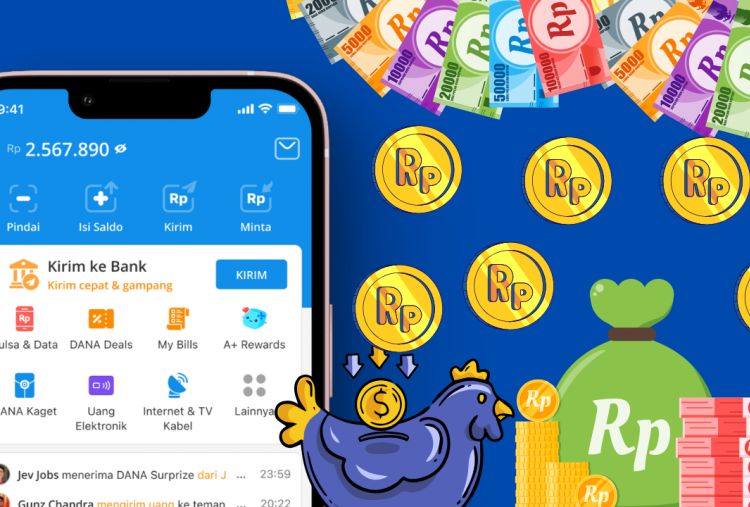 Nomor HP Kamu Dapat Saldo DANA Gratis Rp127.000 dari DANA Kaget Pagi Ini, Buruan Klaim ke Dompet Digital