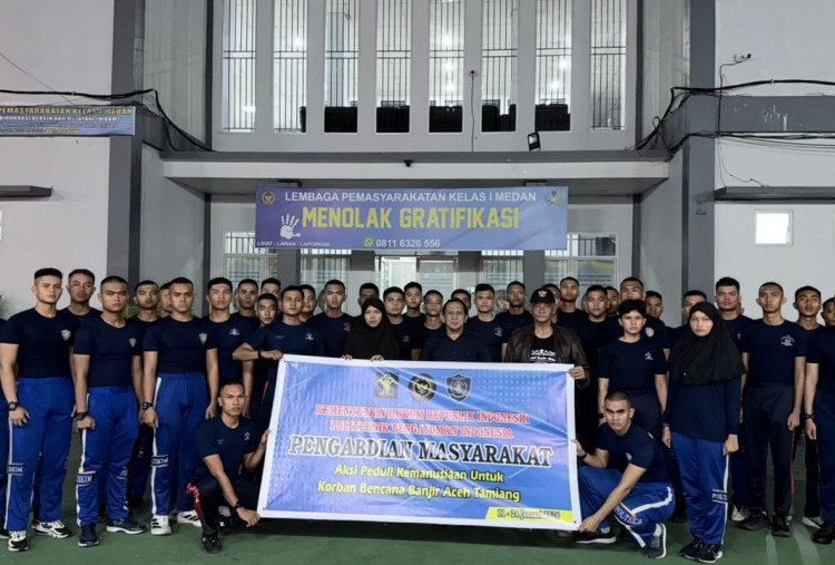 Kemenkum Turunkan 119 Taruna Poltekpin ke Lokasi Bencana Aceh