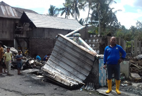 Pemerintah Desa Surabaya Berduka, Tiga Rumah Warganya Hangus Terbakar