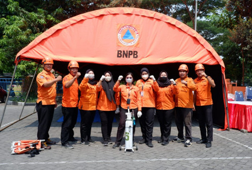 Peringati Satu Dekade Bulan Pengurangan Risiko Bencana, BNPB Surabaya Beri Penyuluhan Bencana pada Siswa