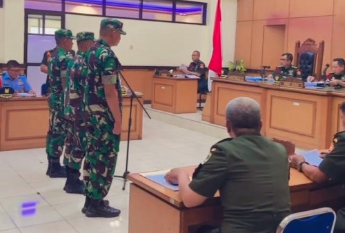 Tiga Terdakwa Kasus Pembunuhan Imam Masykur Jalani Sidang Tuntutan di Pengadilan Militer Jakarta Hari Ini