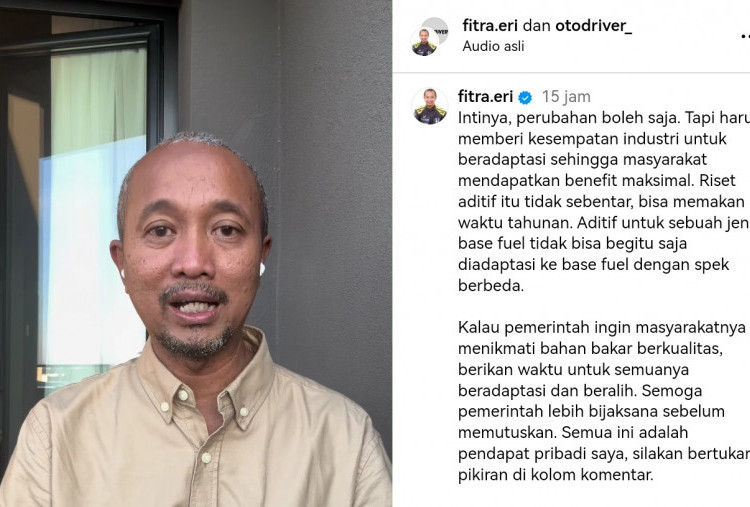 Amankah BBM Campur Etanol bagi Mesin? Ini Penjelasan Pengamat Otomotif Fitra Eri