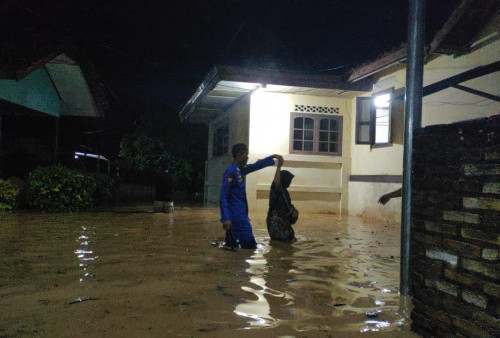 Tengah Malam, Kampung Ulu Kembali Direndam Banjir