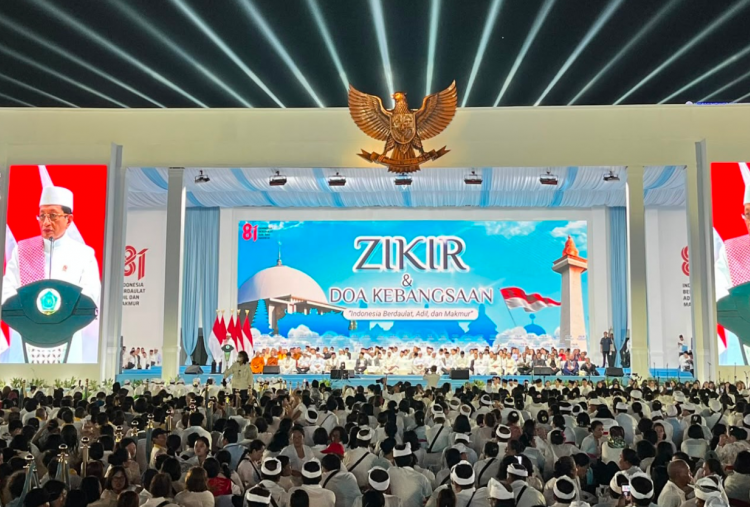 Di Hadapan Jemaah Zikir dan Doa Kebangsaan, Menag Ungkap Modal Besar Indonesia Jadi Episentrum Peradaban