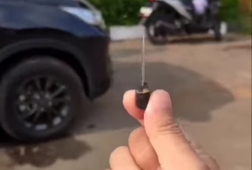Viral Pengemudi Ngamuk Usai Ban Mobil Sengaja Ditusuk Paku di SPBU Pertamina Tangerang