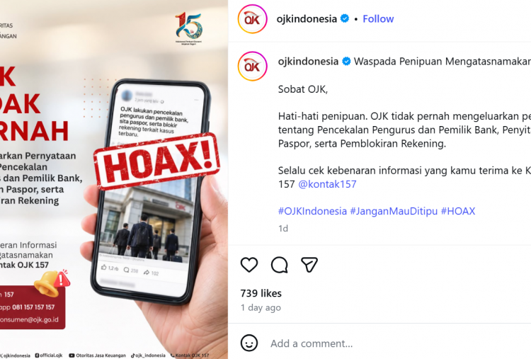 OJK Buka Suara soal Isu Pencekalan Bos Bank Swasta, Ini Klarifikasinya