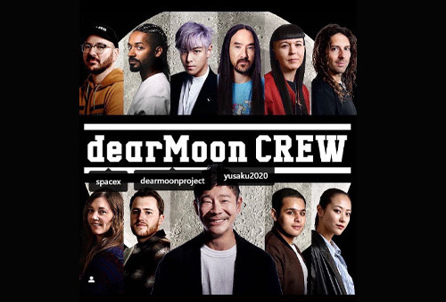 TOP dan DJ Steve Aoki Menjadi Artis Pertama ke Bulan Bersama Yusaku Maezawa Dengan SpaceX