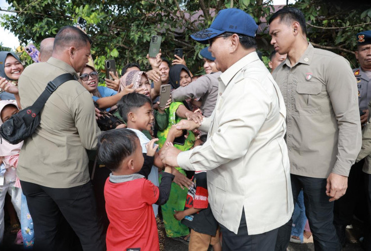 Habis Tahun Baruan di Tapsel, Prabowo Kunjungi Warga Aceh Tamiang 