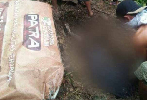 Dibunuh Anak Tiri, Mayat Harianto Dikubur di Kebun Karet